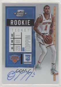 2020-21 Panini Contenders Optic Rookie Ticket Obi Toppin #118 Rookie Auto RC