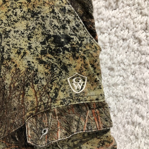 Game Winner Pants Medium Mens Green Cargo Mossy Oak Straight Hunting Outdoors M - Picture 3 of 14