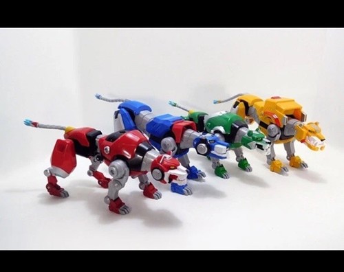 Legendary Blue Lion Fire Ice Ray Netflix Voltron Playmates 2017 Complete Set - Picture 18 of 19