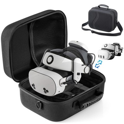 Reisetasche für Meta Quest 3S mit verstellbarem Schultergurt und elastis