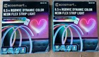 EcoSmart 6.5 ft RGBWIC Dynamic Color Changing Linkable LED Neon Flex Strip 2PACK