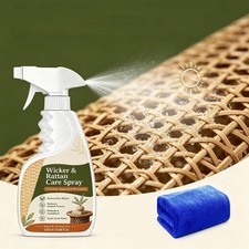 Wicker and Rattan Care Spray 120ml Restore Natural Color Protect Woven Furniture