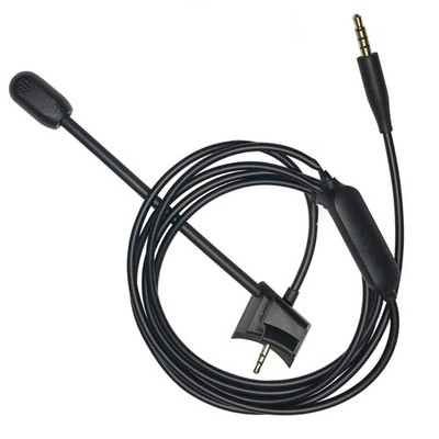 4.4ft Detachable Microphone 3.5mm Boom Mic Cable Cord for QC35 Replacement