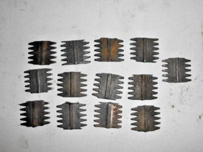 13x neue 2,5 cm Zahneiseneinsätze, grob - Bild 1 von 2