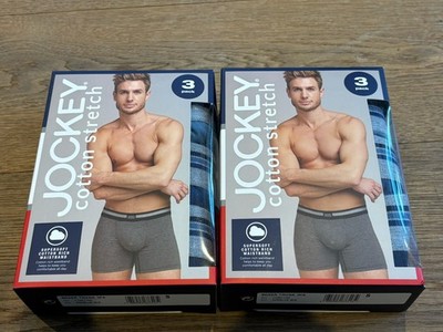 2x3 Jockey Herren Boxershorts 2er-Pack, Blau Größe S - Neu in OVP