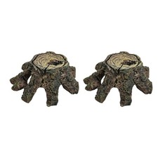 2lots Vivarium Decoration Cave Lizards Hide Spots Snake Tanks Accessory