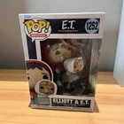 Funko Pop! Movies Elliot and E.T. #1252 Bike Vinyl Figure New in Soft Protector