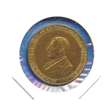 Woodrow Wilson President of the USA Souvenir Token Medal Collector's Coin