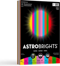 Astrobrights® Bright Color Paper, Letter Size Paper, 24 Lb, FSC Certified, As...
