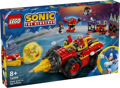 Lego Sonic the Hedgehog Super Sonic vs Egg Drill Star toy present birthday block - Picture 2 of 10