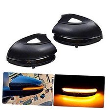 Sequential Led Side Mirror Turn Signal Light Indicator wiith holes Yellow