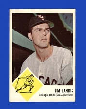 1963 Fleer Set-Break # 10 Jim Landis EX-EXMINT *GMCARDS*