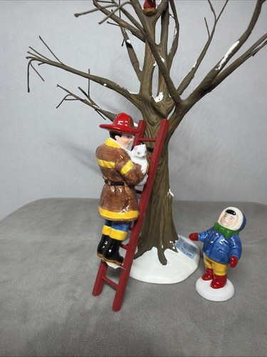 Dept 56 Department 56 Fireman To The Rescue Snow Village Set 3 #56.54953 READ - Picture 3 of 15
