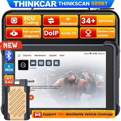 #ad #ad ThinkScan 689BT 689 Car Diagnostic Tool OBD2 Scanner Bidirectional ALL System $409.00