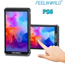 FEELWORLD PS6 5.5" DSLR Camera Field Monitor 550nit 1080P 4K HDMI Touch Screen