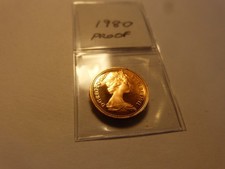 1980 PROOF 1/2 HALF PENNY COIN