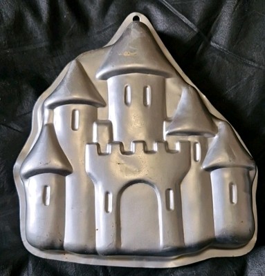 Wilton NEUHEIT SCHLOSS GEFORMT ALUMINIUM GEBURTSTAG/FEIER KUCHEN BACKFORM 