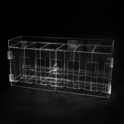 The Acrylic Box - 6-Slot Acrylic Pack Dispenser