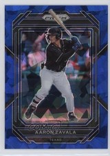 2023 Panini Prizm Blue Ice Prizm Aaron Zavala #14 4l3