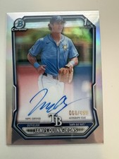 2026 BOWMAN JAMES QUINN-IRONS CHROME REFRACTOR 1ST ROOKIE AUTO /499