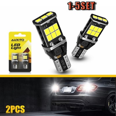 T15 912 921 906 904 W16W White Light LED Bulbs Backup Reverse Lamps CANBUS 2-10x