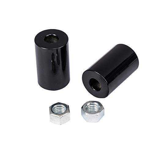 2'' Rise Handlebar Risers Extension For Harley 1 2 inch(3100 lb.) Gloss Black - Picture 2 of 5