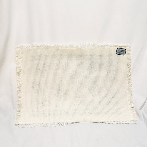 Set 6 Trauben Gobelin Tischsets Blätter Gourmet Galerie 18" x 13" Creme Blau - Bild 4 von 5