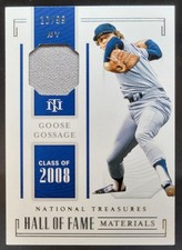 2019 Panini National Treasures Goose Gossage Hall of Fame /99 MEM Yankees BP