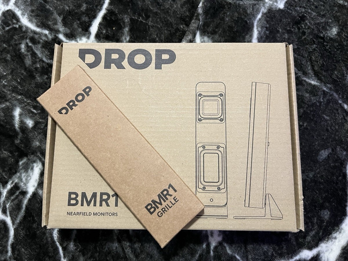 Drop BMR1 Nearfield monitors W/ DROP BMR1 Grille In White | eBay