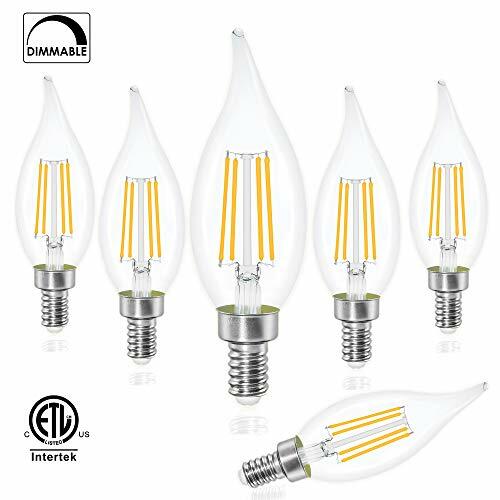 Sailstar Dimmable LED Candelabra Bulbs,40W Equivalent,4000K Daylight