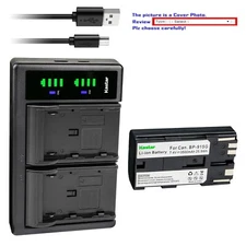 Kastar Battery LTD2 USB Charger for Canon BP-911 BP-911K BP-914 BP-915, BP-915G