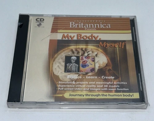 ENCYCLOPEDIA Britannica Presents My Body, Myself - Windows PC CD ROM, 2001 - NEW