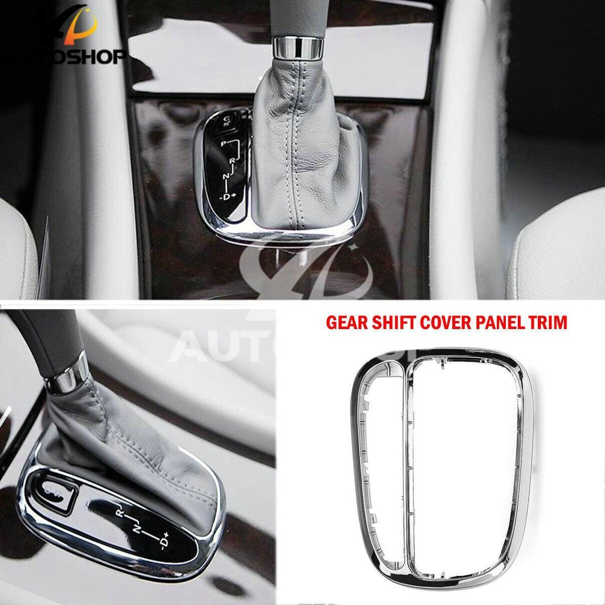 1PC Chrome For Mercedes-Benz C Class W203 C230 C320 Gear Shift