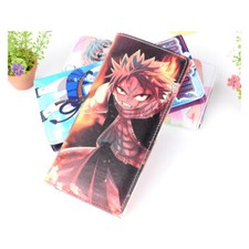 Cosplay FAIRY TAIL Unisex Long Wallet Purse Card Cash Wallet Anime Cute Gift