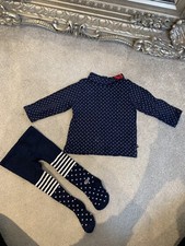 Baby Girls Weekend A La Mer Top And Matching Tights 6m