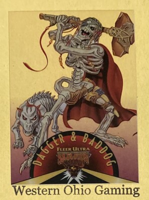 1995 Fleer Ultra Skeleton Warriors Dagger & Baddog #6 Suspended Animation