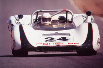 Dave Jordan of Vasek Polak racing driving his Porsche 908 02 1971 Old Photo