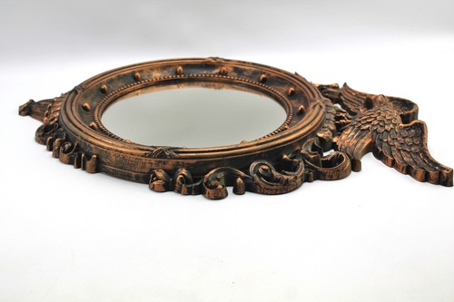 Vintage 1959 Patriotic Eagle Framed Mirror Coppercraft Guild Wall Hanging - Picture 6 of 7