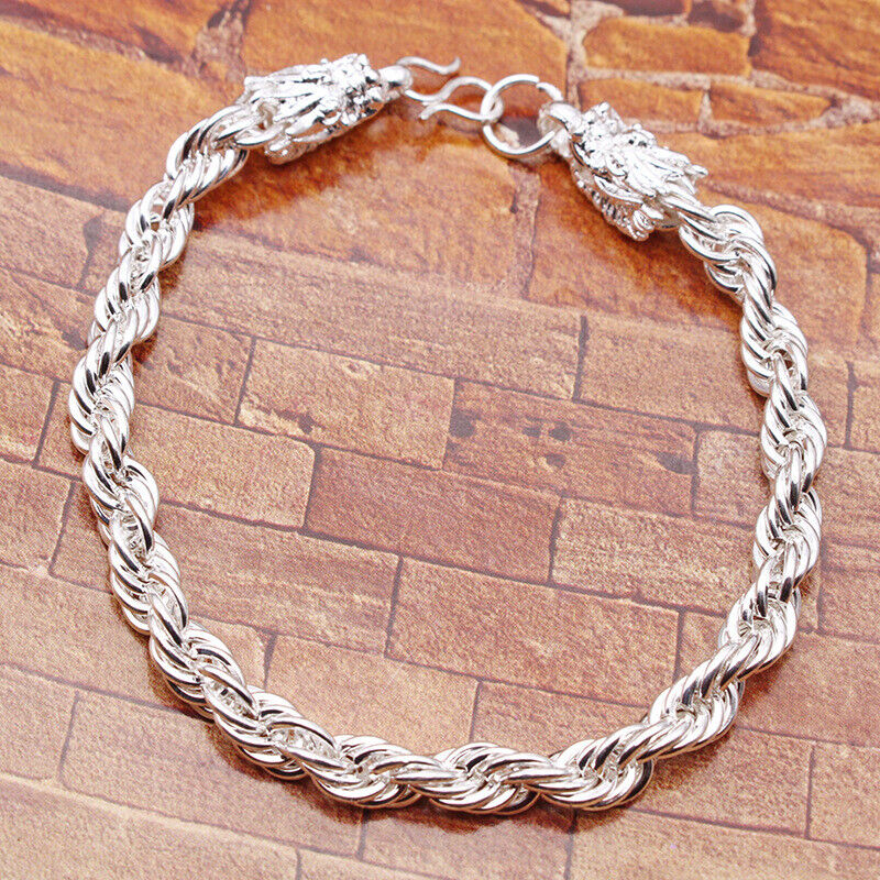 5pcs Wholesale 925Sterling Silver 6mm 8 5pcs Wholesale 925Sterling Silver 6mm 8