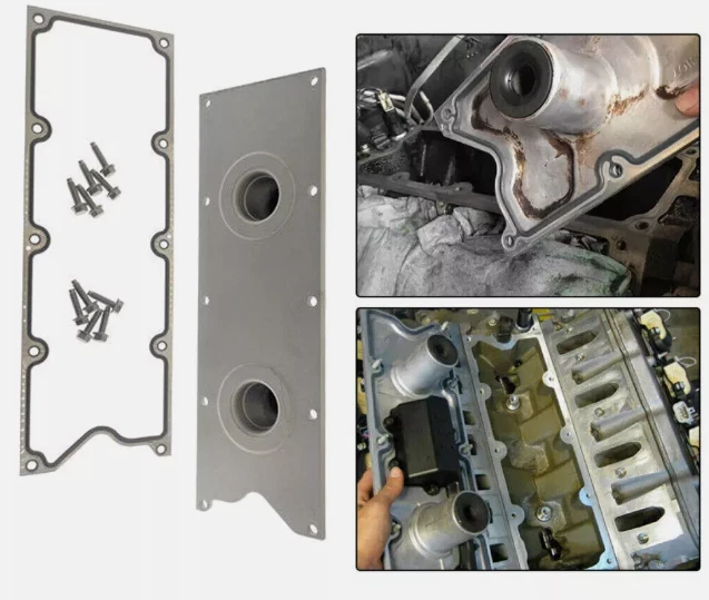 Cubierta Valley Pan con junta y pernos para GMC Sierra 1500 5,3 L V8 1999-2006 12561107 Foto 3 de 3