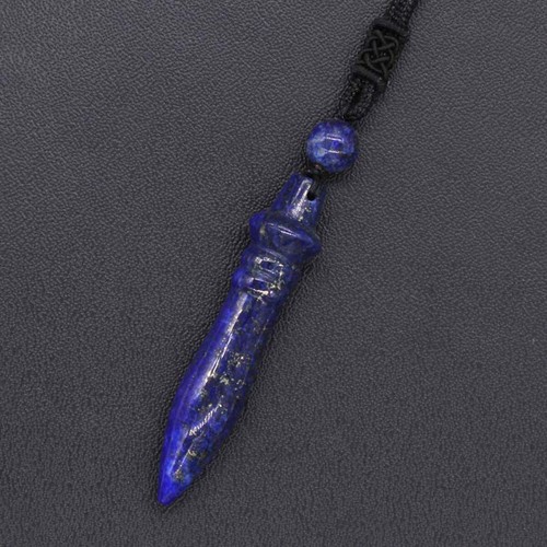 Collar Cetro Faraón Cristal Natural Cuarzo Amatista Piedra Fluorita - Imagen 18 de 22
