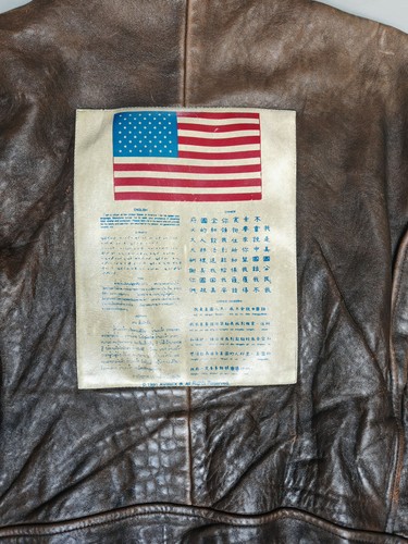 Vintage 1991 Avirex Top Gun Leather Flight Jacket Type G-1 - Picture 8 of 9