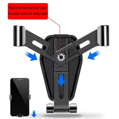 Universal Gravity Car Holder Mount Air Vent Stand Cradle For Mobile Cell Phone - Picture 10 of 12