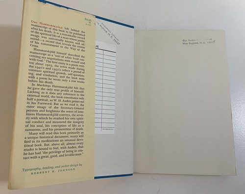 Dag Hammarskjold Markings Hardcover 1964 Alfred Knopf - Picture 10 of 24