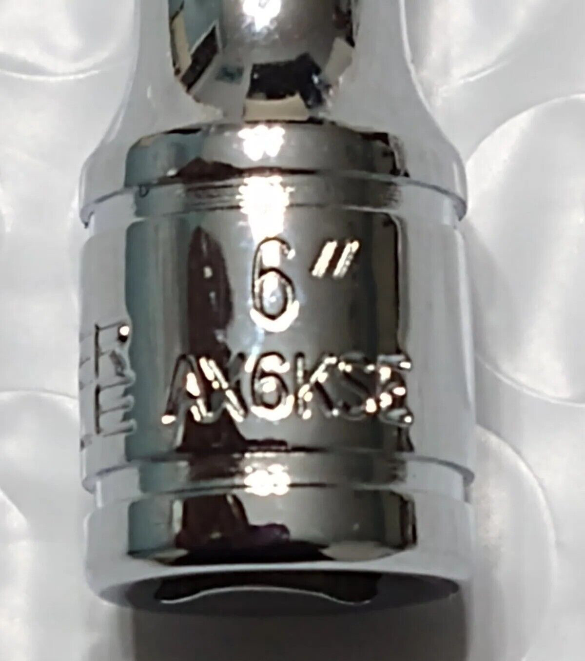 MATCO TOOLS "SILVER EAGLE" AX6KSE, 1/4" DRIVE, 6" LONG EXTENSION *KNURLED*