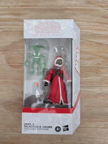 Star Wars Black Series JAWA & SALACIOUS B. CRUMB (Holiday Edition) New