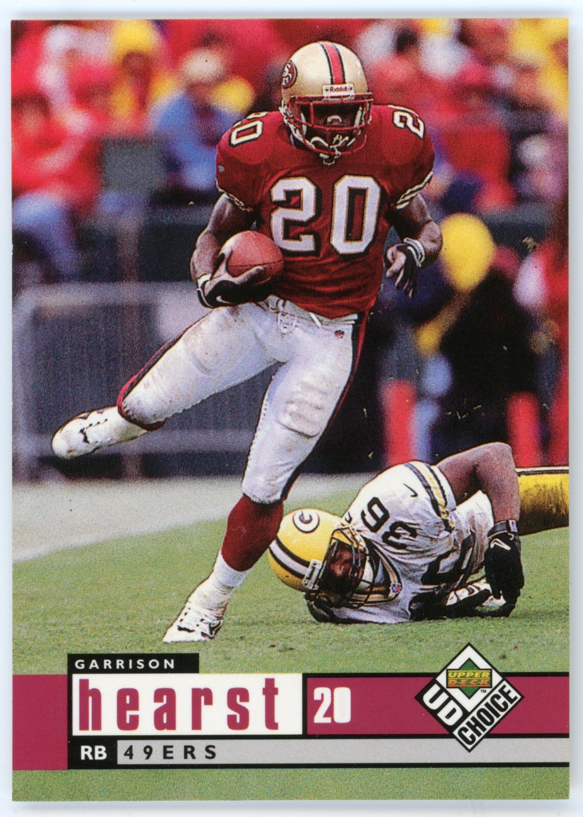1998 Upper Deck UD Choice Garrison Hearst Card #414  FOOTBALL