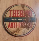 Vintage THERMO ANTI-FREEZE Button Gas Station Attendant Pin 4"