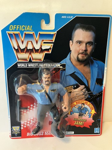 Vintage WWF Hasbro Series 3 Big Boss Man MOC Wrest...