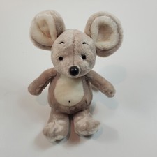 Aurora Gray Mouse Plush Plaid Stuffed Animal